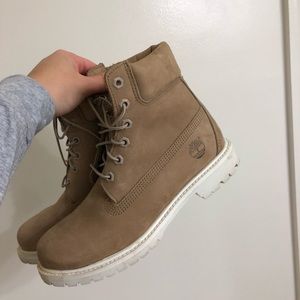 Suede timberland boots
